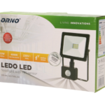 Naświetlacz LEDO LED 10W z PIR, 800lm, IP44, 4000k